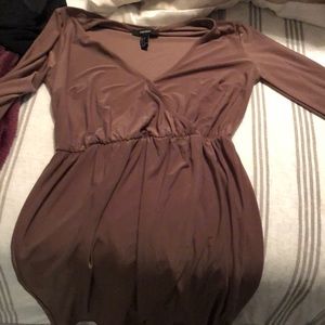 Forever 21 long sleeve wrap dress
